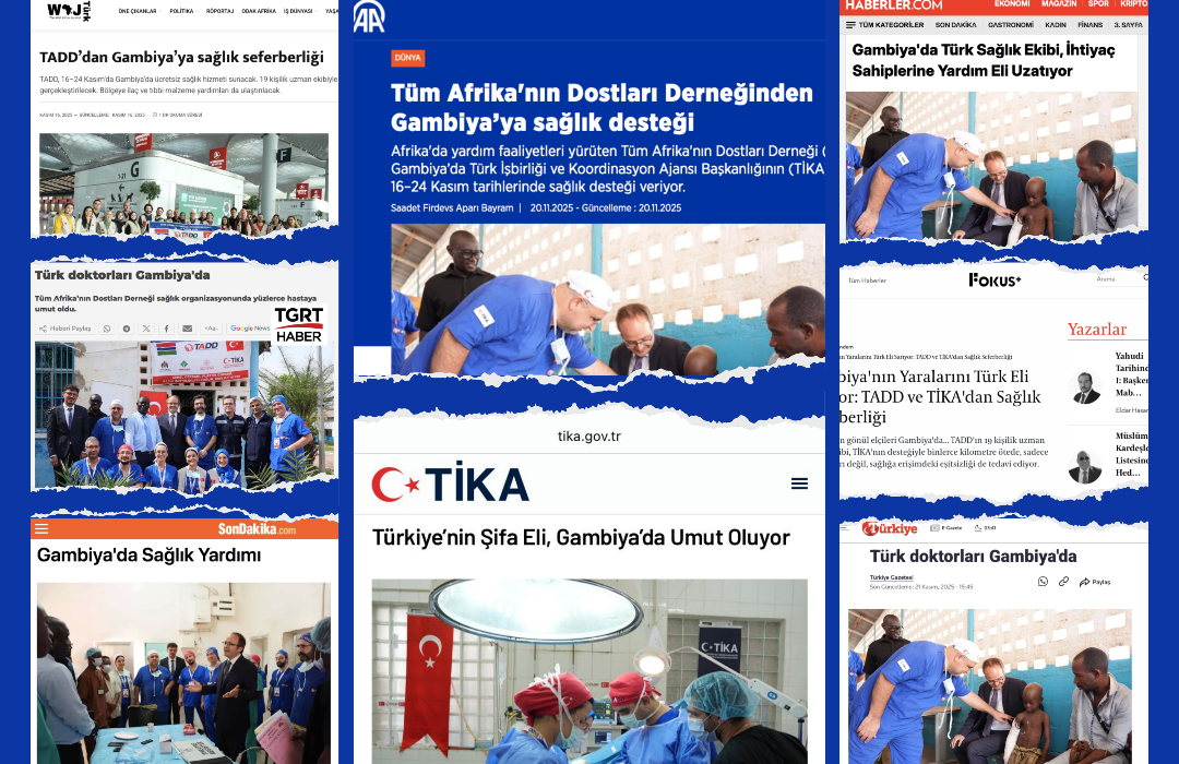 Türk Doktorlarından Gambiya’ya Sağlık Çıkarması