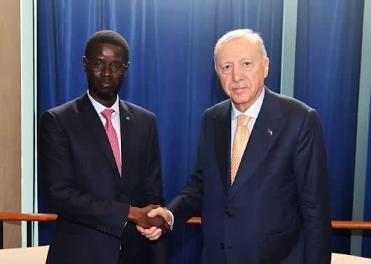 ERDOĞAN, SENEGAL CUMHURBAŞKANI FAYE İLE NEW YORK'TA GÖRÜŞTÜ